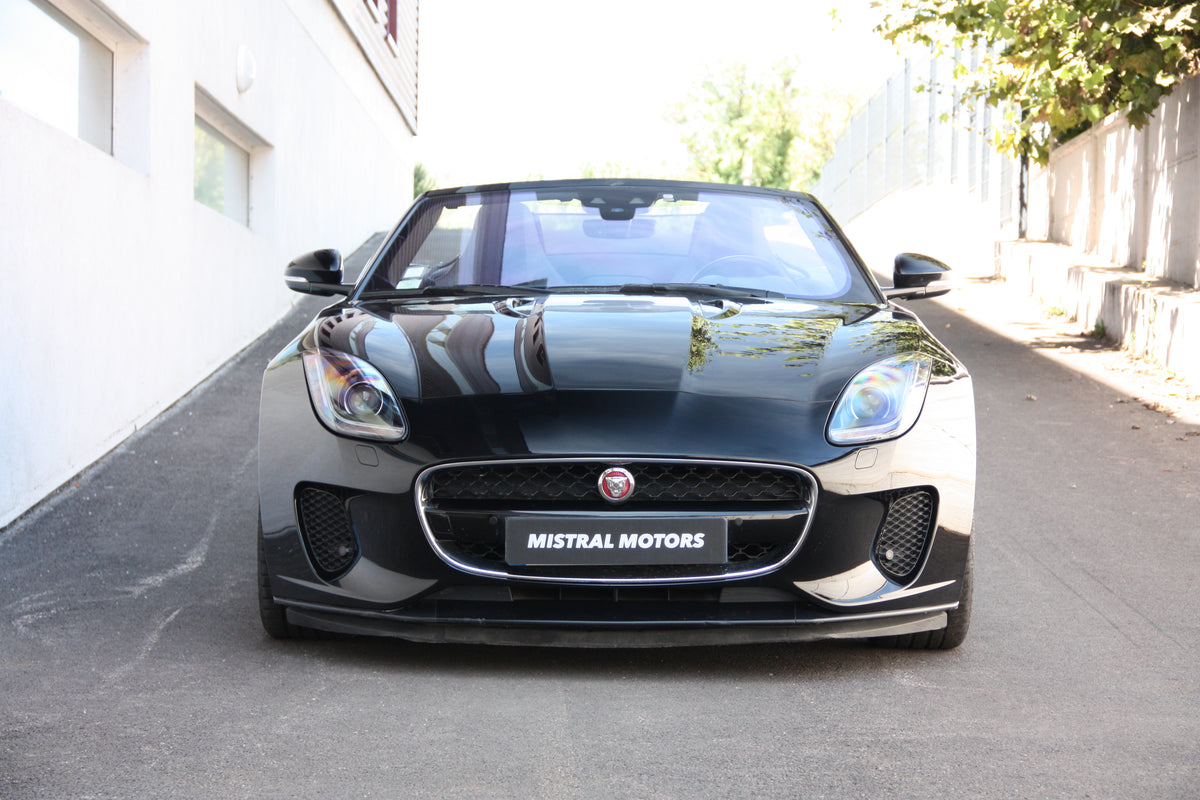 Jaguar f type cabriolet noir R-dynamic Bva8