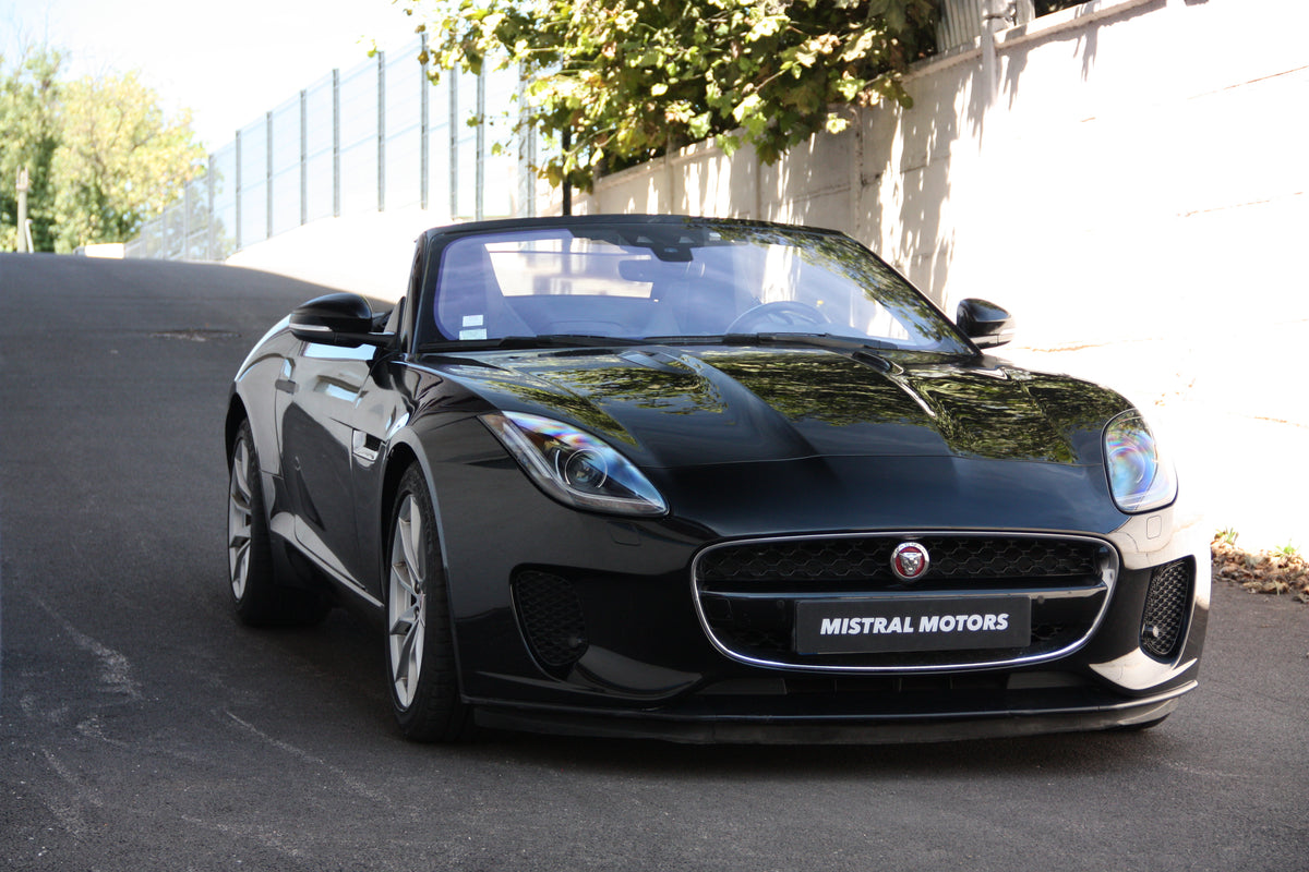 Jaguar f type cabriolet noir R-dynamic Bva8