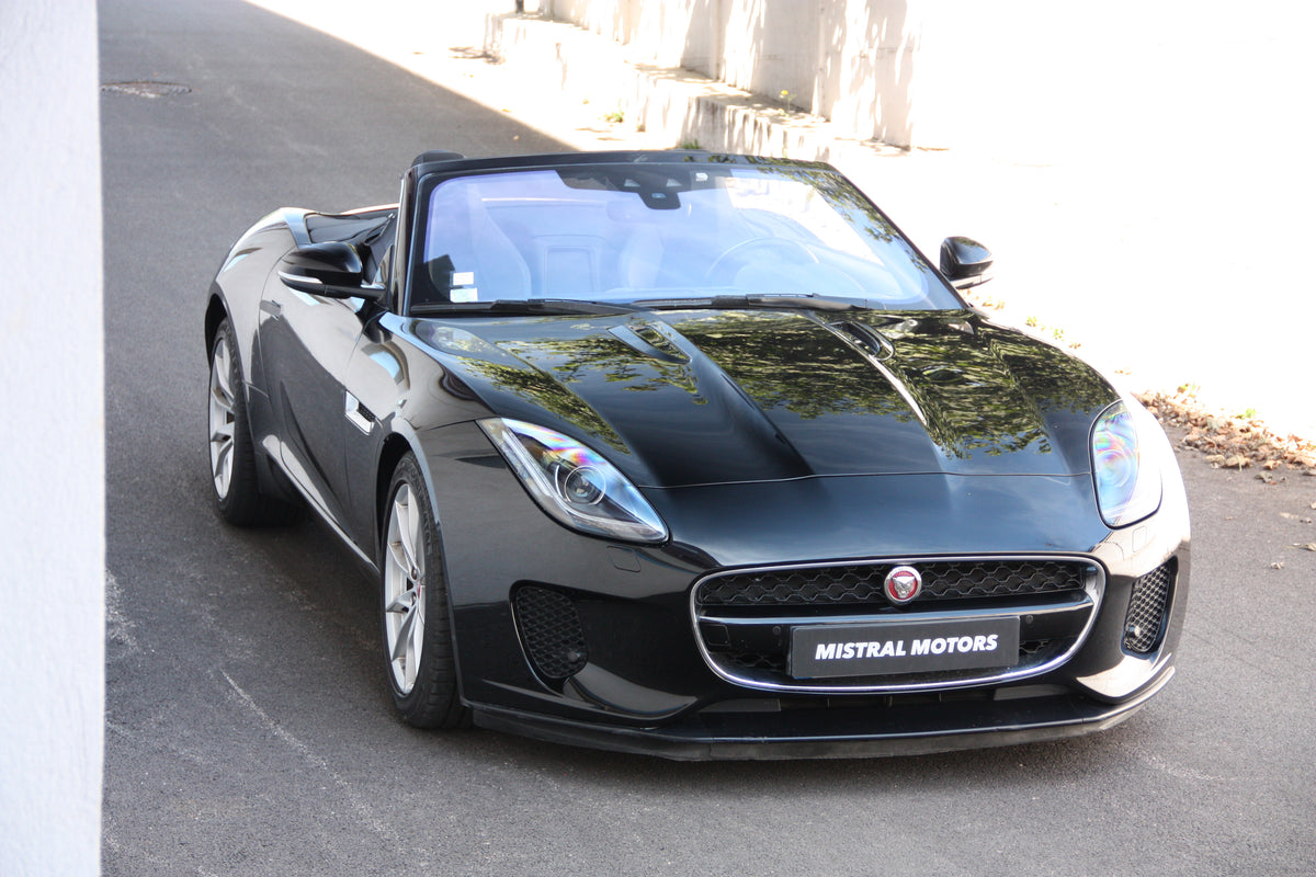 Jaguar f type cabriolet noir R-dynamic Bva8