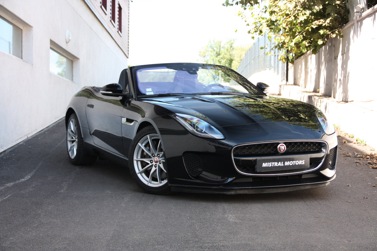 Jaguar f type cabriolet noir R-dynamic Bva8