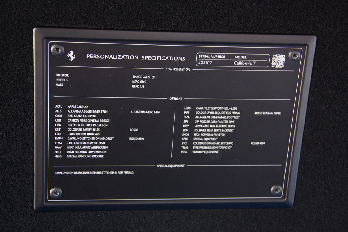 Ferrari California T / 17.000km / 154.900€